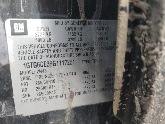 1GTG6CE38G1117251 GMC Canyon