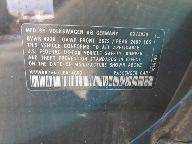 2020 VOLKSWAGEN ARTEON SE WVWBR7ANXLE014853