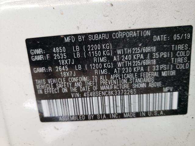 4S4BSENC8K3372265 Subaru Outback 3.6r Limited