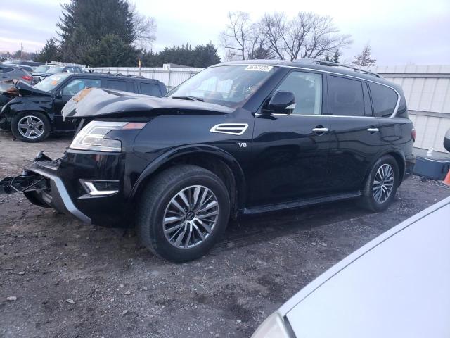 Salvage cars for sale from Copart Finksburg, MD: 2021 Nissan Armada SL