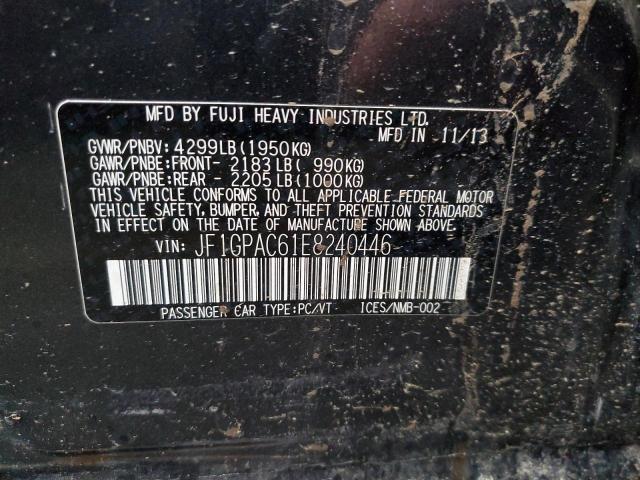 JF1GPAC61E8240446 Subaru Impreza Premium