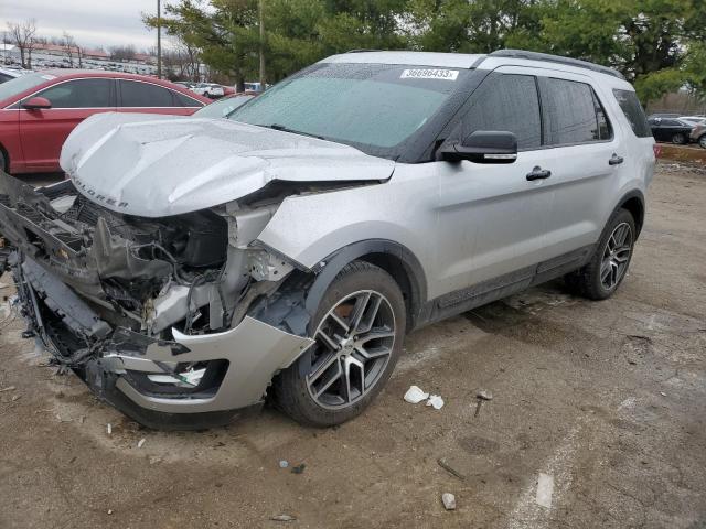 Salvage SUVs for sale at auction: 2016 Ford Explorer Sport