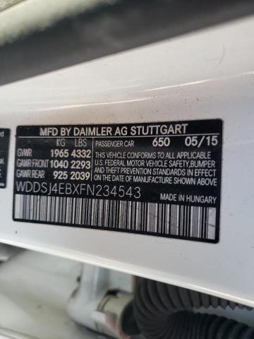 2015 MERCEDES-BENZ CLA 250 - WDDSJ4EBXFN234543