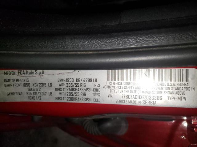 ZFBCFACHXFZ033386 Fiat 500
