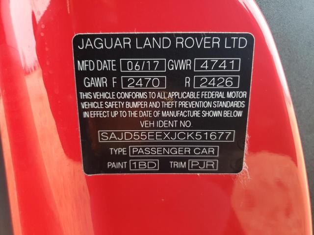 SAJD55EEXJCK51677 Jaguar F-Type