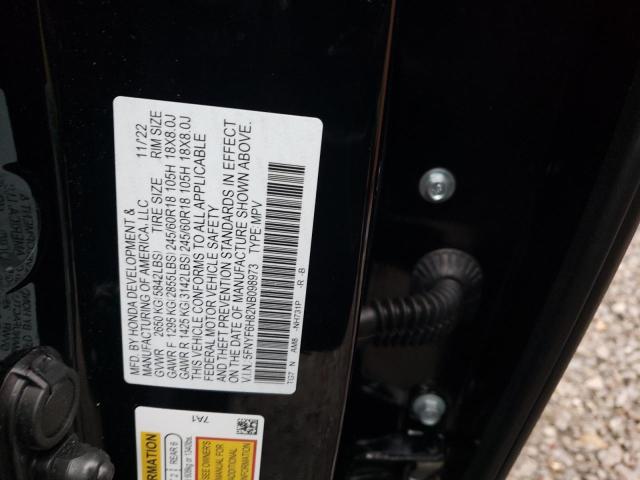 2022 HONDA PILOT TRAI 5FNYF6H82NB098973
