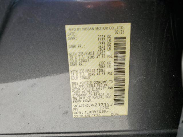 2015 NISSAN MURANO S - 5N1AZ2MG6FN217153