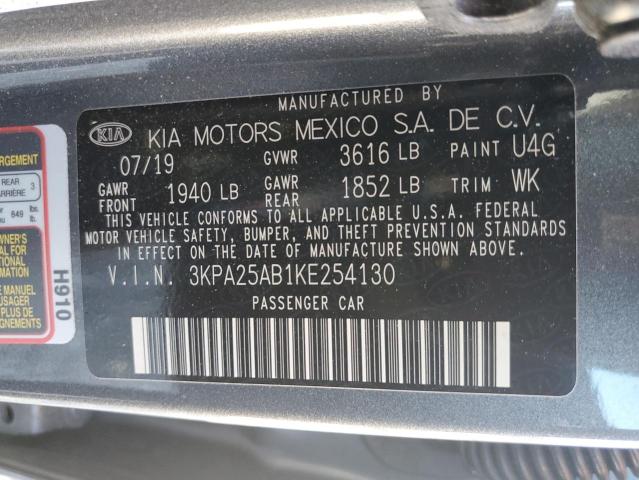3KPA25AB1KE254130 KIA Rio