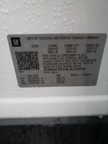 2020 CHEVROLET EQUINOX PR 2GNAXYEX5L6226994