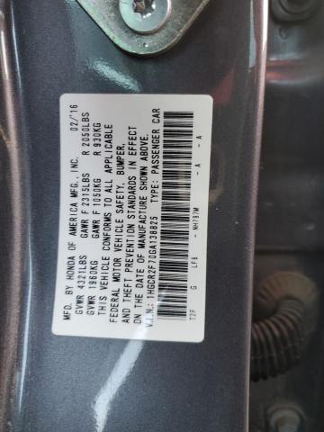 2016 HONDA ACCORD EX - 1HGCR2F70GA138825