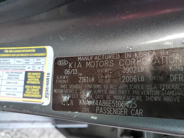 KNAFX4A86E5105425 KIA FORTE EX