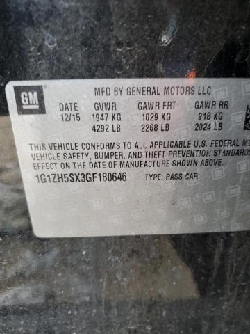 2016 CHEVROLET MALIBU PRE - 1G1ZH5SX3GF180646