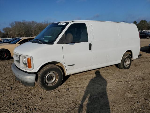 Salvage trucks for sale at Conway, AR auction: 2002 Chevrolet Express G1500