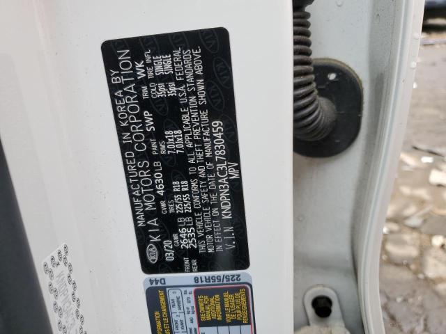 KNDPN3AC3L7830459 KIA Sportage Ex
