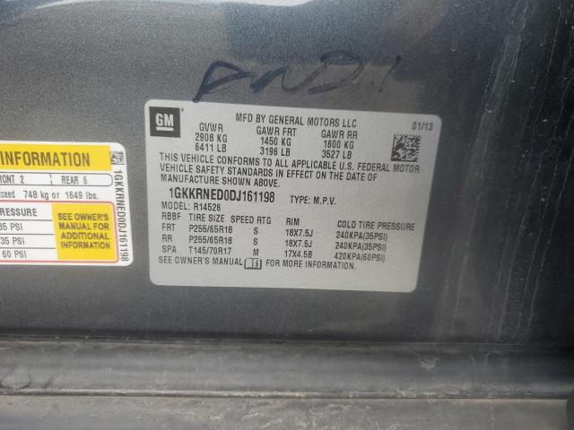 1GKKRNED0DJ161198 GMC ACADIA SLE