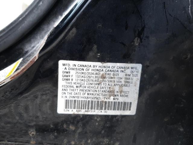 2HNYB1H4XAH502905 Acura Zdx Technology