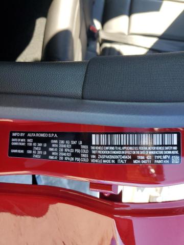 2022 ALFA ROMEO STELVIO TI - ZASPAKBNXN7D46434