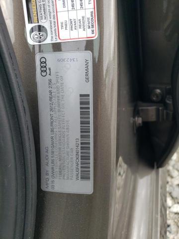 2016 AUDI A6 PREMIUM WAUGFAFCXGN014213
