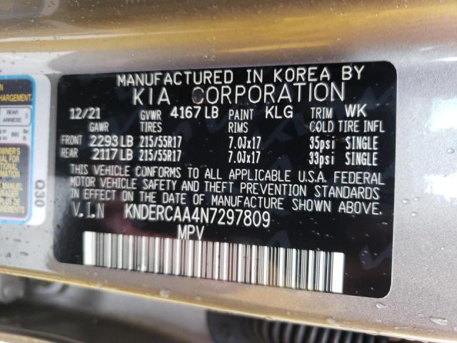 KNDERCAA4N7297809 KIA SELTOS EX