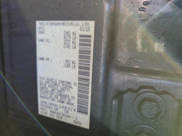 1N4AL2APXAC148374 Nissan Altima Base