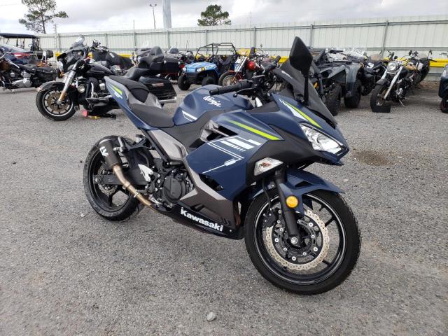 Salvage cars for sale from Copart New Orleans, LA: 2022 Kawasaki EX400