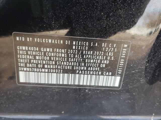 2021 VOLKSWAGEN JETTA S - 3VWN57BU5MM100322