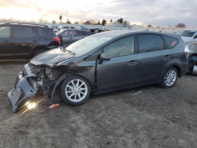 Salvage cars for sale from Copart Bakersfield, CA: 2012 Toyota Prius V