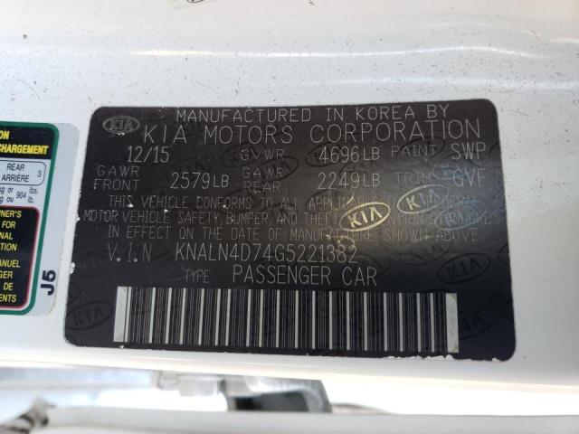 2016 KIA CADENZA LU - KNALN4D74G5221382
