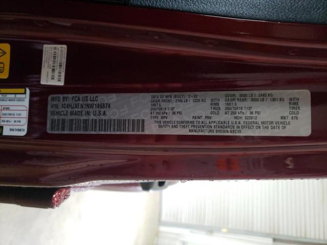1C4HJXEN1NW149874 Jeep Wrangler Unlimited Sahara