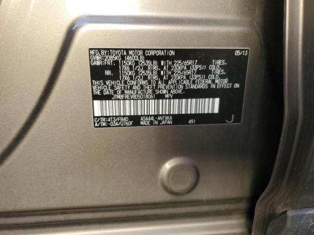 VIN JTMBFREV8D5018061 2013 TOYOTA RAV4 no.14