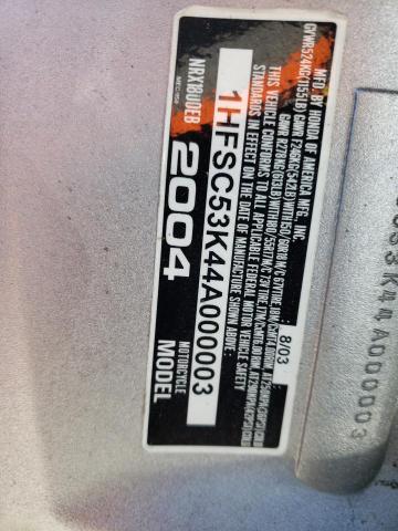 2004 HONDA NRX1800 EB 1HFSC53K44A000003