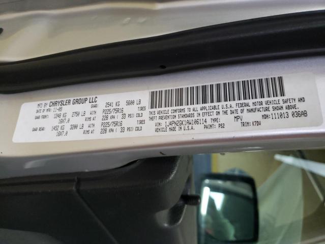 1J4PN2GK1AW106114 Jeep Liberty