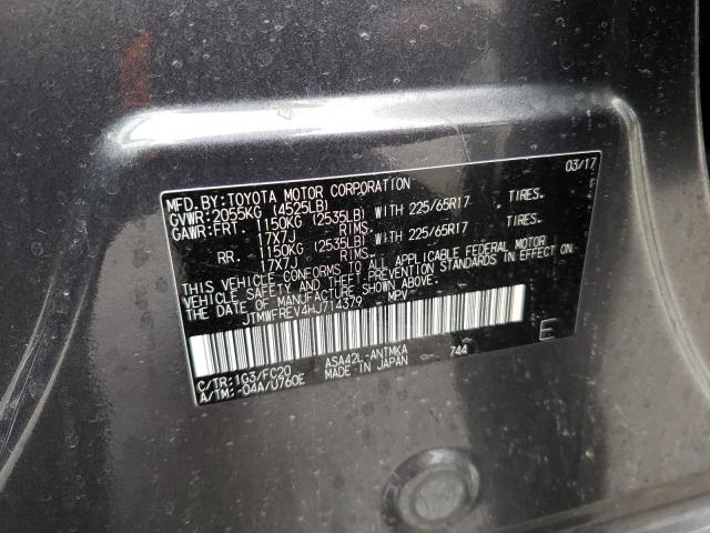 2017 TOYOTA RAV4 XLE JTMWFREV4HJ714379