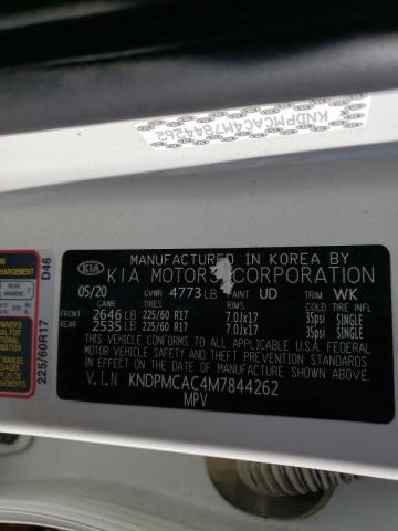 KNDPMCAC4M7844262 KIA Sportage Lx