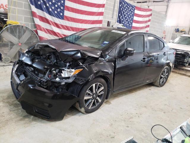 Salvage cars for sale from Copart Columbia, MO: 2020 Nissan Versa SV