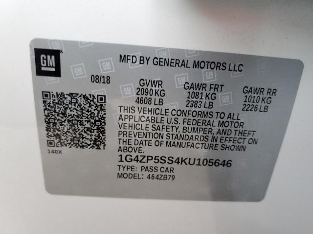 2019 BUICK LACROSSE E - 1G4ZP5SS4KU105646