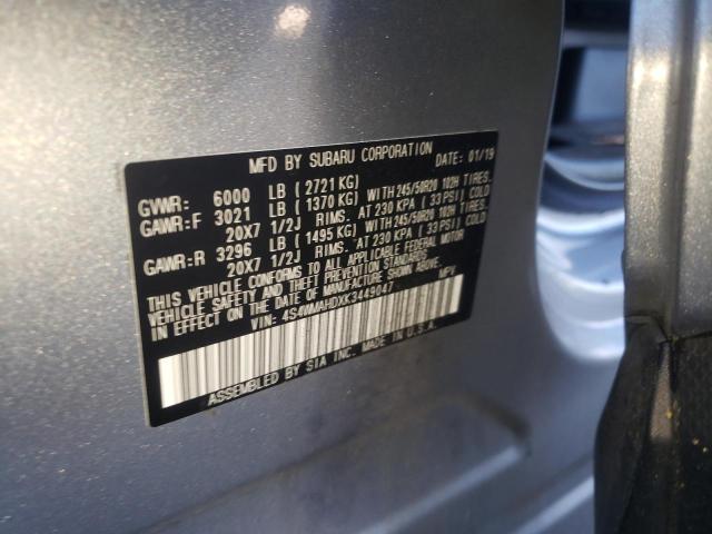 4S4WMAHDXK3449047 Subaru Ascent Premium