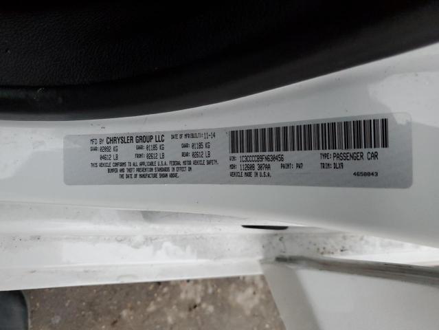 2015 CHRYSLER 200 C - 1C3CCCCB9FN630456