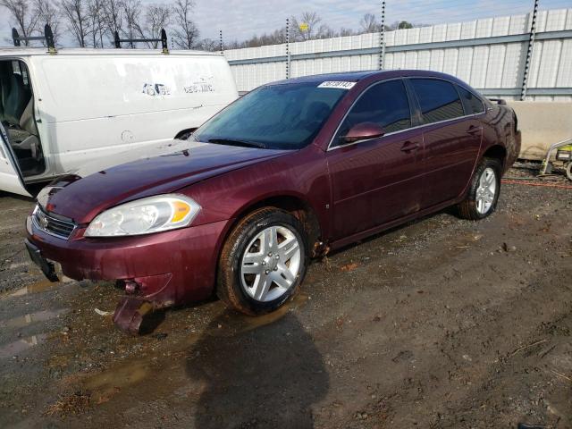 Chevrolet Impala salvage cars for sale: 2007 Chevrolet Impala LT