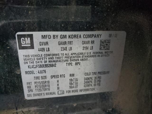 KL4CJFSB0EB526842 Buick Encore Convenience