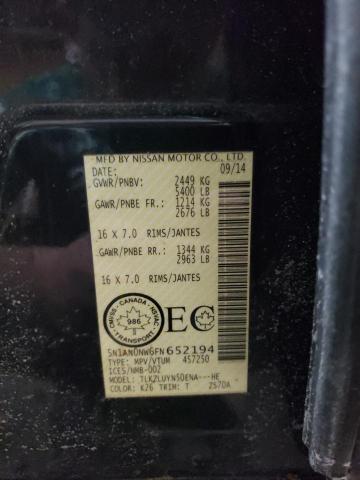 2015 NISSAN XTERRA X 5N1AN0NW6FN652194