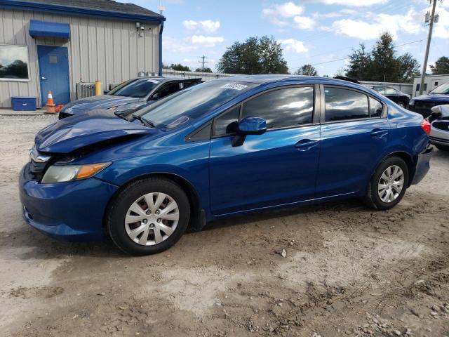Salvage cars for sale from Copart Midway, FL: 2012 Honda Civic LX