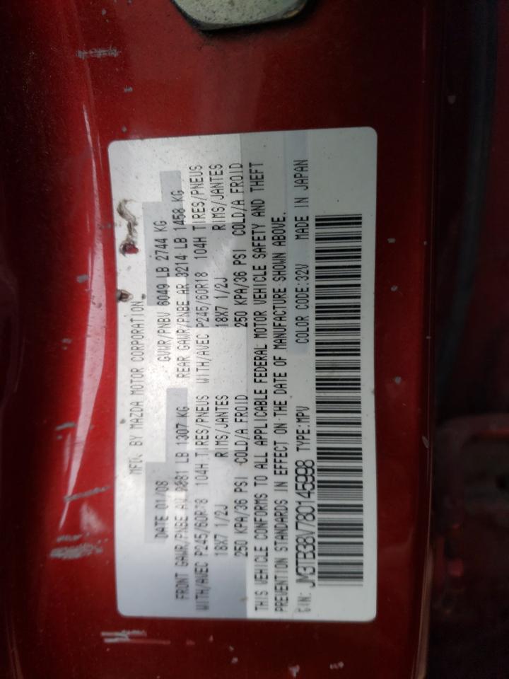 JM3TB38V780145998 2008 Mazda Cx-9