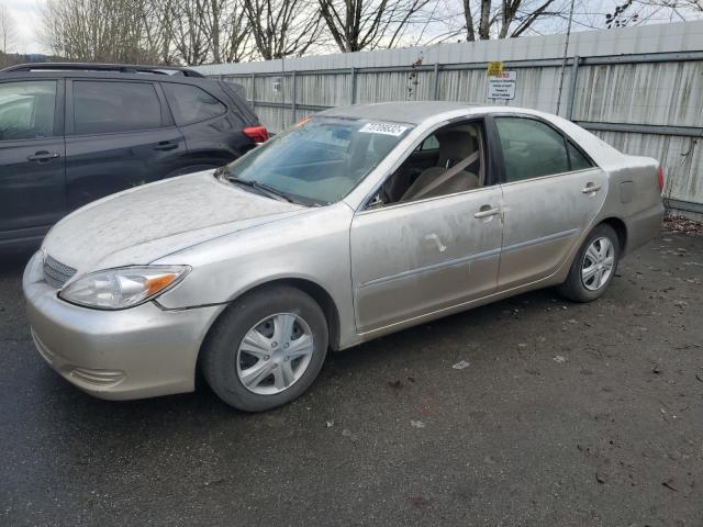 Salvage cars for sale from Copart Arlington, WA: 2004 Toyota Camry LE