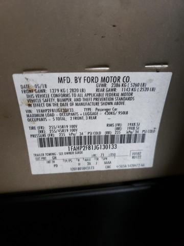 2018 FORD TAURUS LIM - 1FAHP2F81JG130133