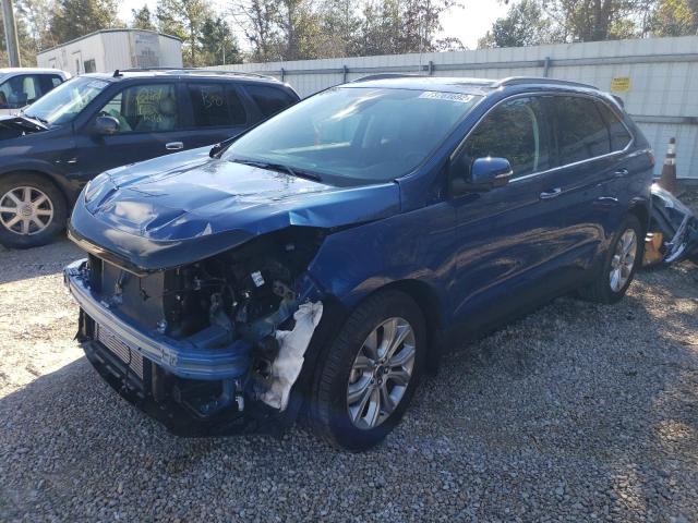 Salvage cars for sale from Copart Midway, FL: 2020 Ford Edge Titanium