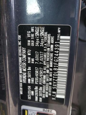 2015 HYUNDAI SANTA FE S - 5XYZTDLB1FG244391