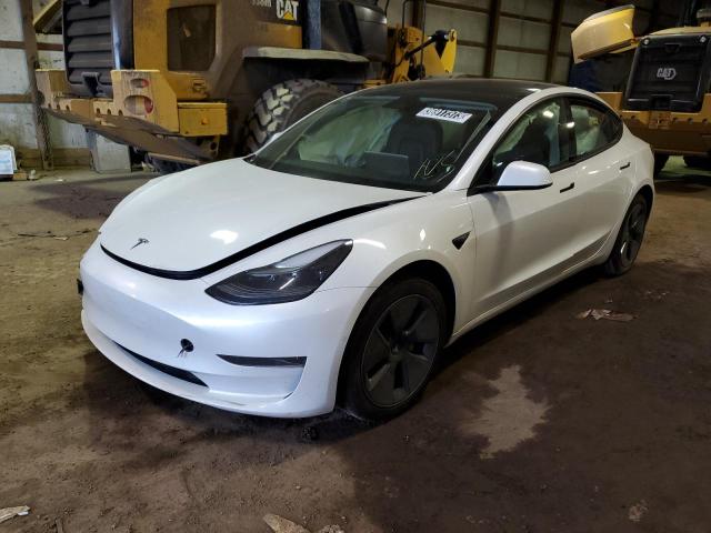 Salvage cars for sale from Copart Columbia Station, OH: 2022 Tesla Model 3