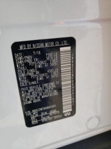 2019 INFINITI QX80 LUXE - JN8AZ2NF0K9681041