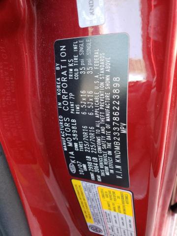 KNDMB233786223898 KIA SEDONA EX